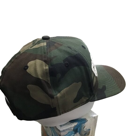 DALLAS COWBOYS MENS CAMO GREEN SNAP BACK HAT TEAM LOGO - Picture 5 of 7